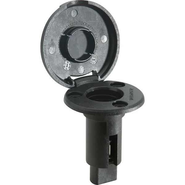 LightArmor Plug-In Base - 2 Pin - Black - Round